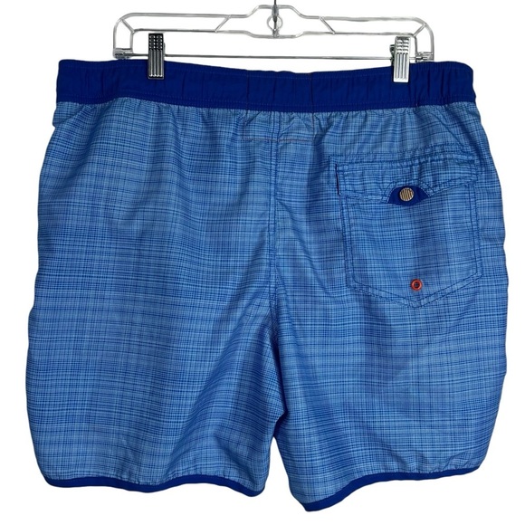 TED BAKER Blue Patterned Swim Trunks Size Large - Picture 5 of 6